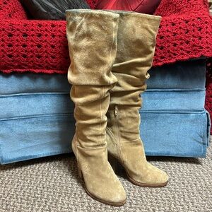 Steve Madden Nevadaaa Suede Leather Boots